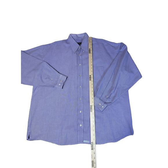 Ted Baker Long Sleeve Button Down Dress Shirt Size Five Purple Check - Picture 3 of 9